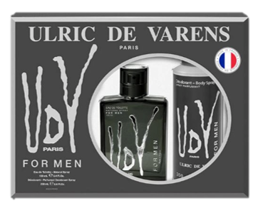 Kit UDV For Men Ulric de Varens Masculino - Eau de Toilette 100ml + Desodorante 200ml